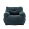 Tufted Bean Bag Chair With Filler Accent Lounger, Upholstered Single Bean Bag Sofa, Fluffy Lazy Sofa,39"x39"x27.56"(3.25*3.25*2.30ft) - 2 of 4