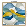Amanti Art Horizontal Bands IV by Alonzo Saunders Framed Canvas Wall Art - 4 of 4