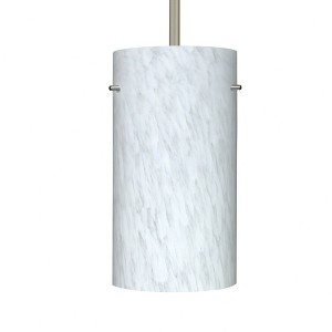 Besa Lighting Stilo 12 1 - Light Pendant in  Satin Nickel - 1 of 1