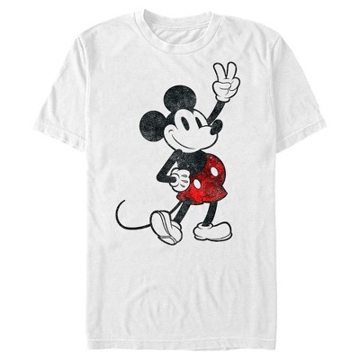 Men's Mickey & Friends Retro Peace T-shirt : Target