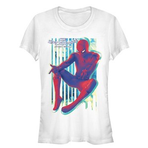 Juniors Womens Marvel Spider-Man: Homecoming Artistic Print T-Shirt - 1 of 3