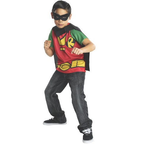 Dc Comics Robin Child Costume Top, Large : Target