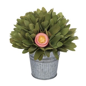 Transpac Easter Pastel Wood Curl Topiary Decorative Home Accent for Spring Celebrations and Festive Decor - 1 of 1