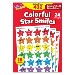 TREND Colorful Star Smiles Stinky Stickers® Variety Pack, 432 ct - 1 of 3