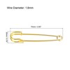 Unique Bargains Metal DIY Blankets Crafts Brooch Making Home Sewing Large Safety Pins 40 Pcs - 2 of 4