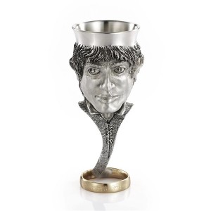 Royal Selangor Hand Finished Sculptors Dream-LORD of The RINGS Collection Pewter FRODO Goblet Gift - 1 of 4