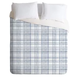 Little Arrow Design Co Winter Water Plaid Comforter Set - Deny Designs
