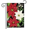 Briarwood Lane Garden Flag 12x18 For Outdoor Festive Poinsettias Christmas For Christmas Garden Flag Flags For Outside - 2 of 4