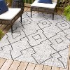 Carwa  Diamond Trellis Indoor/Outdoor Area Rug - JONATHAN Y - 4 of 4