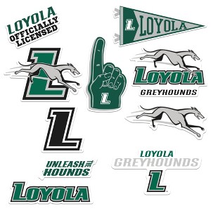 Loyola University Maryland 10ct Vinyl Large Deluxe Stickers Variety Pack - 1 of 4