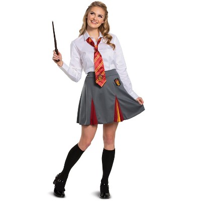 Harry Potter Gryffindor Skirt Tween/Adult Costume, Junior (7-9)