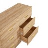 PAGED Modern Dresser Ample Storage Wide Chest of Drawers with Drawers, Storage Cabinet for Bedroom - 3 of 4