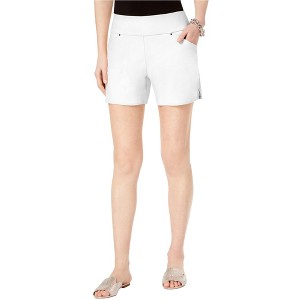 I.N.C International Concepts Womens Curvy Pull-On Casual Walking Shorts, White, 16 - 1 of 1