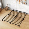 Bed Frame with No Tools Assembly, Heavy Duty Steel Platform, No Box Spring Needed, 800lb Support for Guest or Master Bedroom - 2 of 4