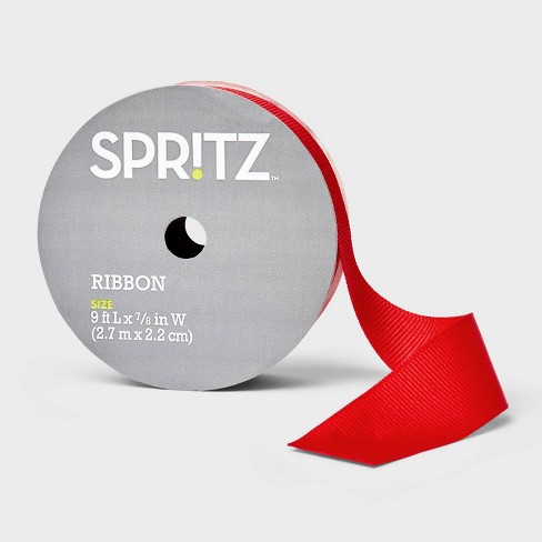 Fabric Ribbon Red - Spritz™ : Target