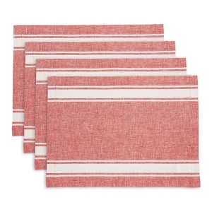 Solino Home Stripe Linen Placemats | Farmhouse Stripe - 1 of 4
