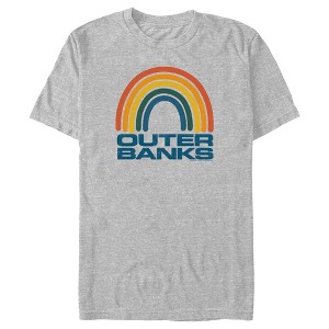 Men's Outer Banks Rainbow Logo T-Shirt - 1 of 4