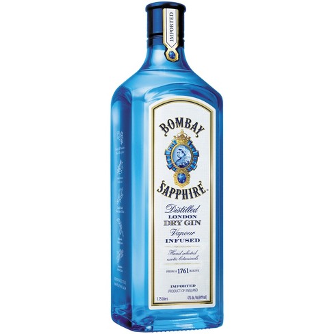 bombay sapphire gin bottle 75l target liquor