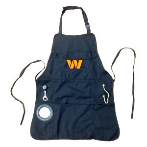 Grill Apron, Black, Washington Commanders - 1 of 4