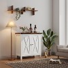 Kitchen Buffet Cabinet, Sideboard with Doors, Buffet Cabinet with Worktops, Sideboard with Adjustable Shelf, Country House Style for Kitchen - 2 of 4