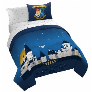 Saturday Park Harry Potter Exploring Hogwarts 100% Organic Cotton Bed Set - 1 of 4