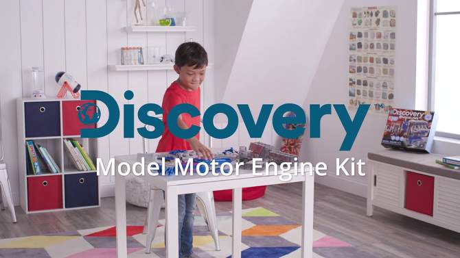 Discovery #Mindblown Model Engine STEM Science Kit, 2 of 12, play video