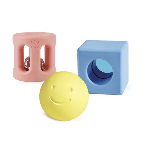 Hape Geometric Rattle Trio - 3pk - 1 of 4
