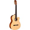 Cordoba C1M-CE Protege Cutaway Nylon-String Acoustic-Electric Classical Guitar Natural - 3 of 4