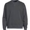 Lands' End Men's Long Sleeve French Terry Vintage Wash Crewneck Sweatshirt - 3 of 4