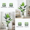 4FT-B Bird of paradise plant green, tropical artificial plant for indoor home living room and office decoration - 3 of 4