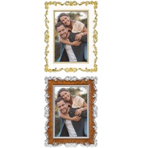 REGALWOVEN Luxury Glass Front Tabletop Multi-purpose Display Picture Frame - 1 of 4