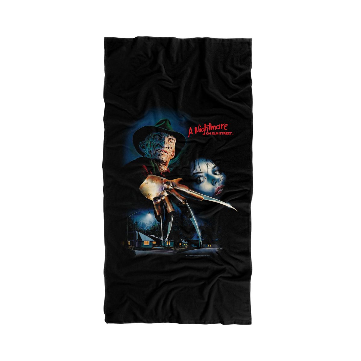 Nightmare On Elm Street Elm Street Poster 30" x 60" Beach Towel