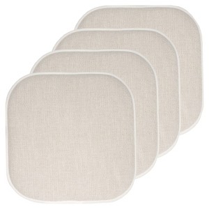 Alexis Memory Foam No Slip Back 16" x 16" Chair Pad Cushion by Sweet Home Collection® - 1 of 4