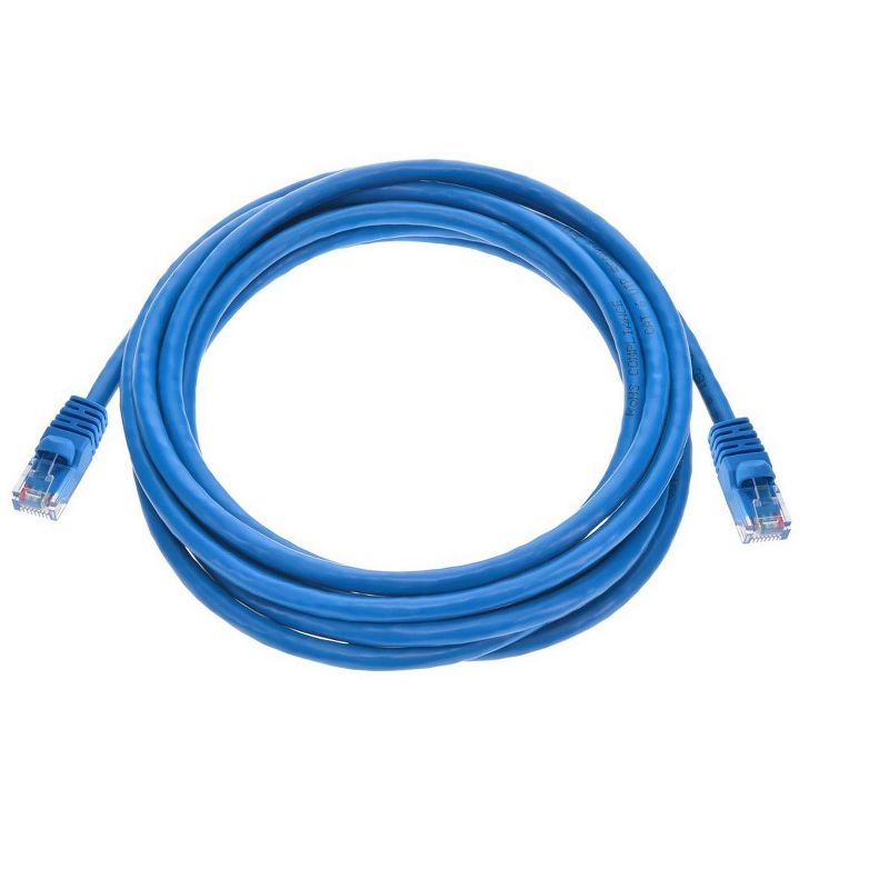 Monoprice Cat6 Ethernet Patch Cable - 10 Feet - Blue | Network Internet Cord - RJ45, Stranded, 550Mhz, UTP, Pure Bare Copper Wire, 24AWG, 4 of 7
