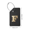 Unique Bargains Luggage Tag Black 1 Pc - 2 of 4