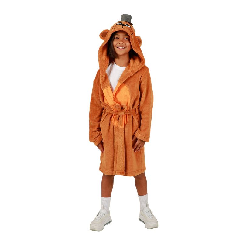 Youth Boys Five Nights at Freddy's Hooded Robe, 2 of 7
