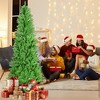 KTMBDW Green Artificial Pencil Christmas Tree, Premium Hinged Pine Tree with Metal Legs, Perfect for Home, Shops and Holiday Decoration - 3 of 4