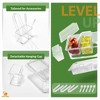Aoibox Chilled Condiment Server with Lid & 5 Removable Compartments, Taco Bar Serving Set for Parties, Outdoor BBQ & Camping - 4 of 4