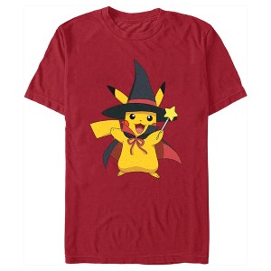 Men's Pokemon Halloween Pikachu Witch Costume T-Shirt - 1 of 4