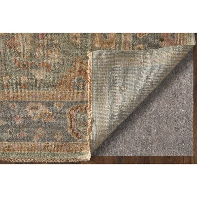 Carrington Gray and Gold Hand-Knotted Wool Area Rug