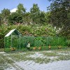 LAOTIES Metal Chicken Coop Run With Cover,Outdoor Poultry Cage For Chickens,Ducks And Rabbits,Heavy Duty Hen House - 2 of 4