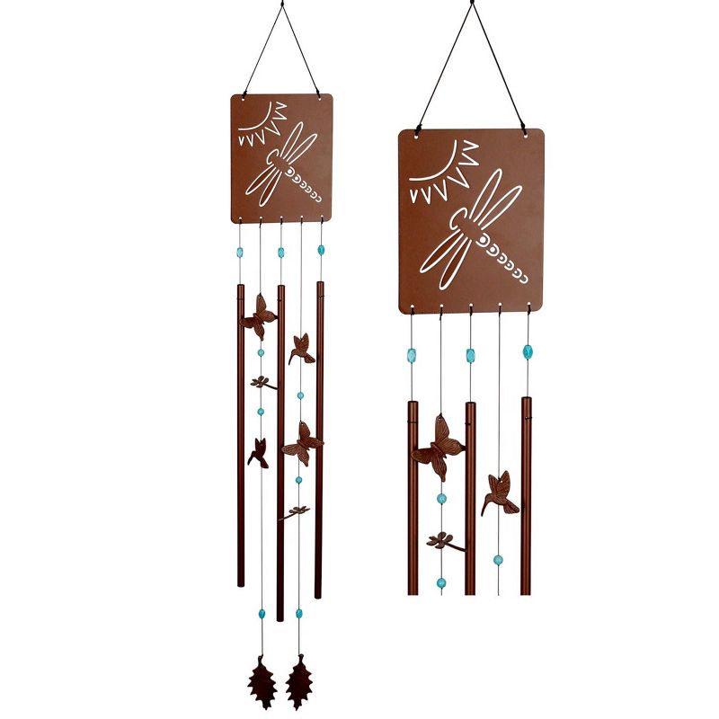 Woodstock Wind Chimes Signature Collection, Victorian Garden Chime, Rusted Steel Wind Chime, 4 of 11