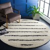 Venus Shag VNS604 Power Loomed Indoor Rugs - Safavieh - 2 of 3