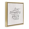 Stupell Industries Troubles & Shoes at Door, 25" x 25" - 3 of 4