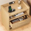 Modern Nightstand With Charging Station - 2 of 4