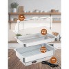 2 Pack Electric Chafing Dishes Buffet Set, 9 QT Stainless Steel Roll Top Catering Chafer Server Food Warmer with Cover for Party Wedding Banquet - 4 of 4