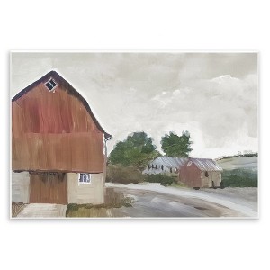 Stupell Industries Grace Farm Barn View Wall Plaque Art - 1 of 4