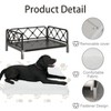 SEVOBAL Pet Beds Wicker Rattan Dog Sofa Bed Water Resistant with Cushion for Patio Garden Living Room Bedroom, Brown, 24.1"*20.1"*4.72" - 4 of 4