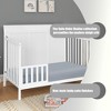 VYNXARIA 4-in-1 Convertible Crib White - 3 of 4