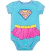 DC Comics Justice League Wonder Woman Batgirl Supergirl 5 Pack Short Sleeve Bodysuits Newborn to Infant - 2 of 4